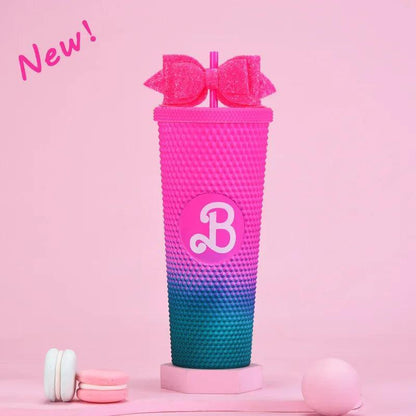 barbie bow tumblers - basil boutique