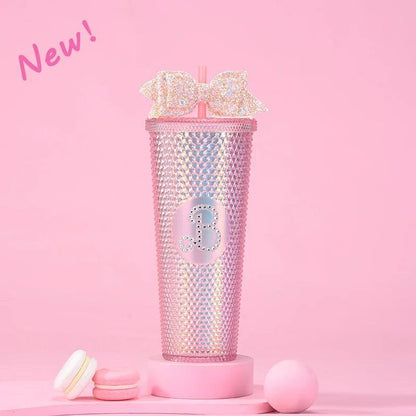 barbie bow tumblers - basil boutique