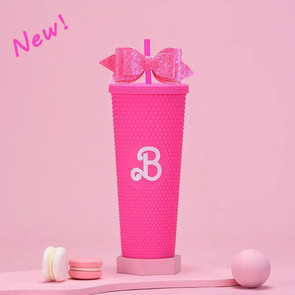 barbie bow tumblers - basil boutique