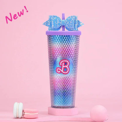 barbie bow tumblers - basil boutique