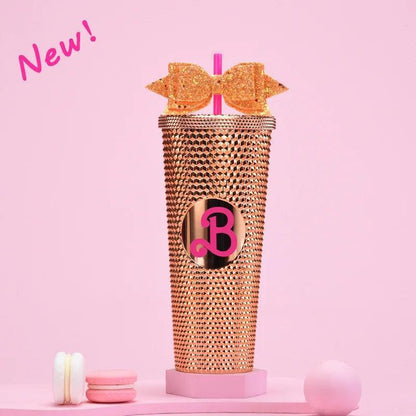 barbie bow tumblers - basil boutique