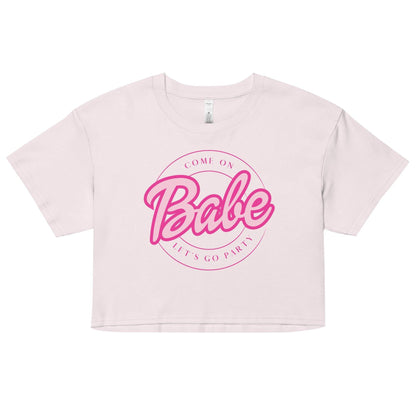 barbie party babe crop top - basil boutique