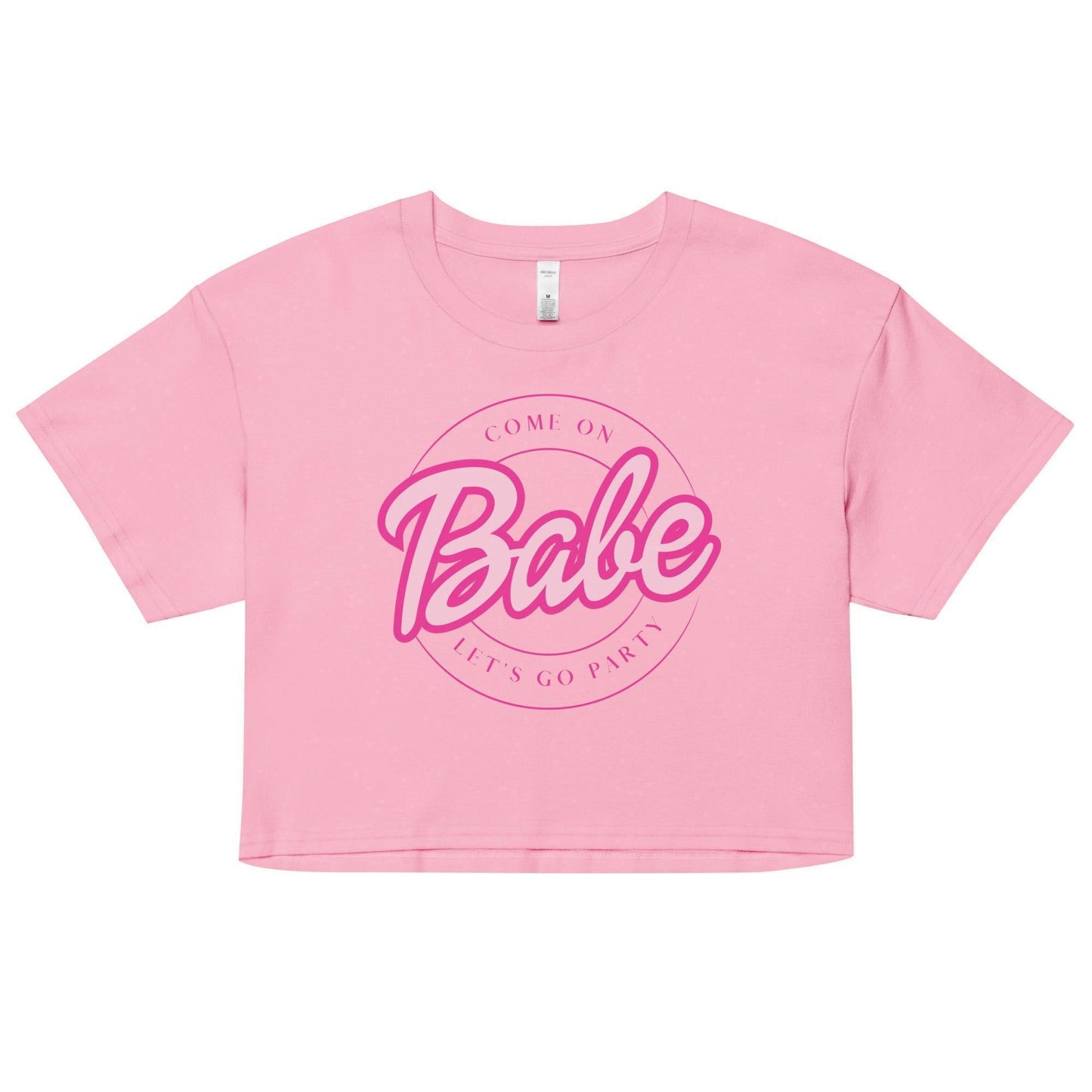 barbie party babe crop top - basil boutique