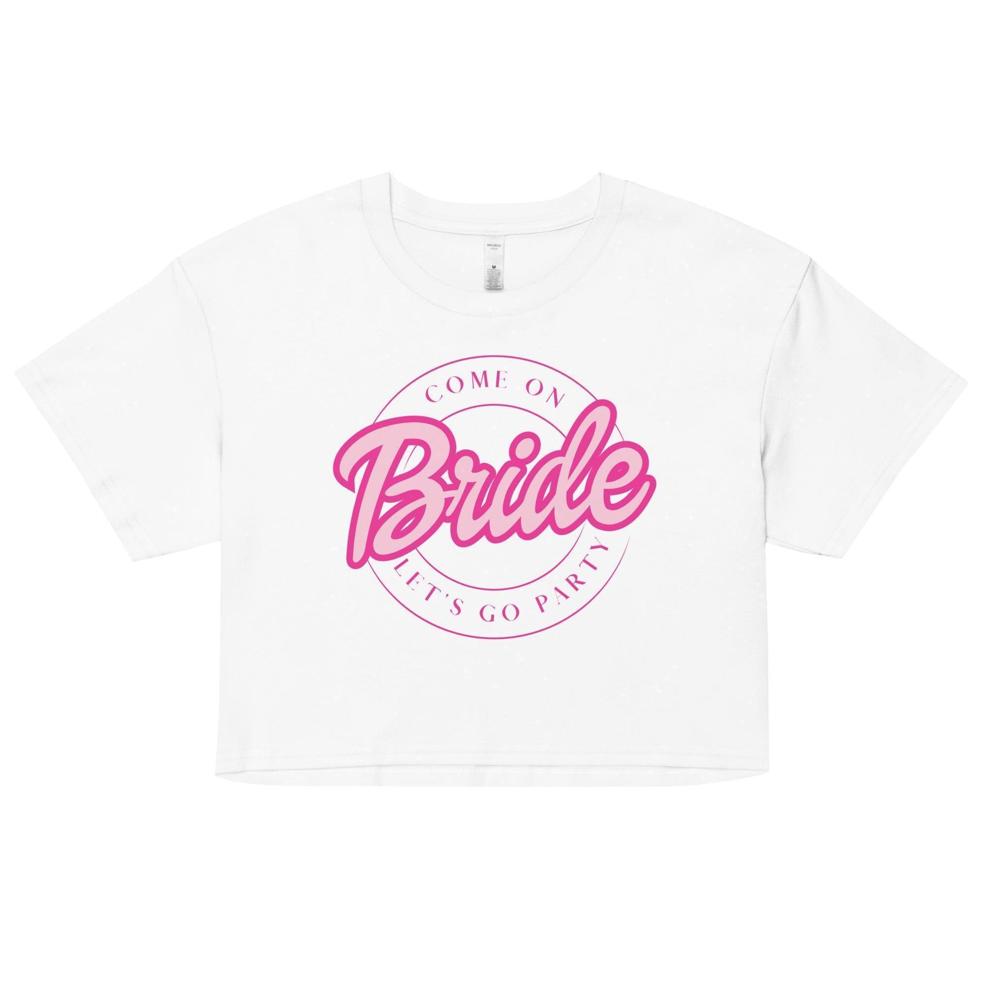 barbie party bride crop top - basil boutique