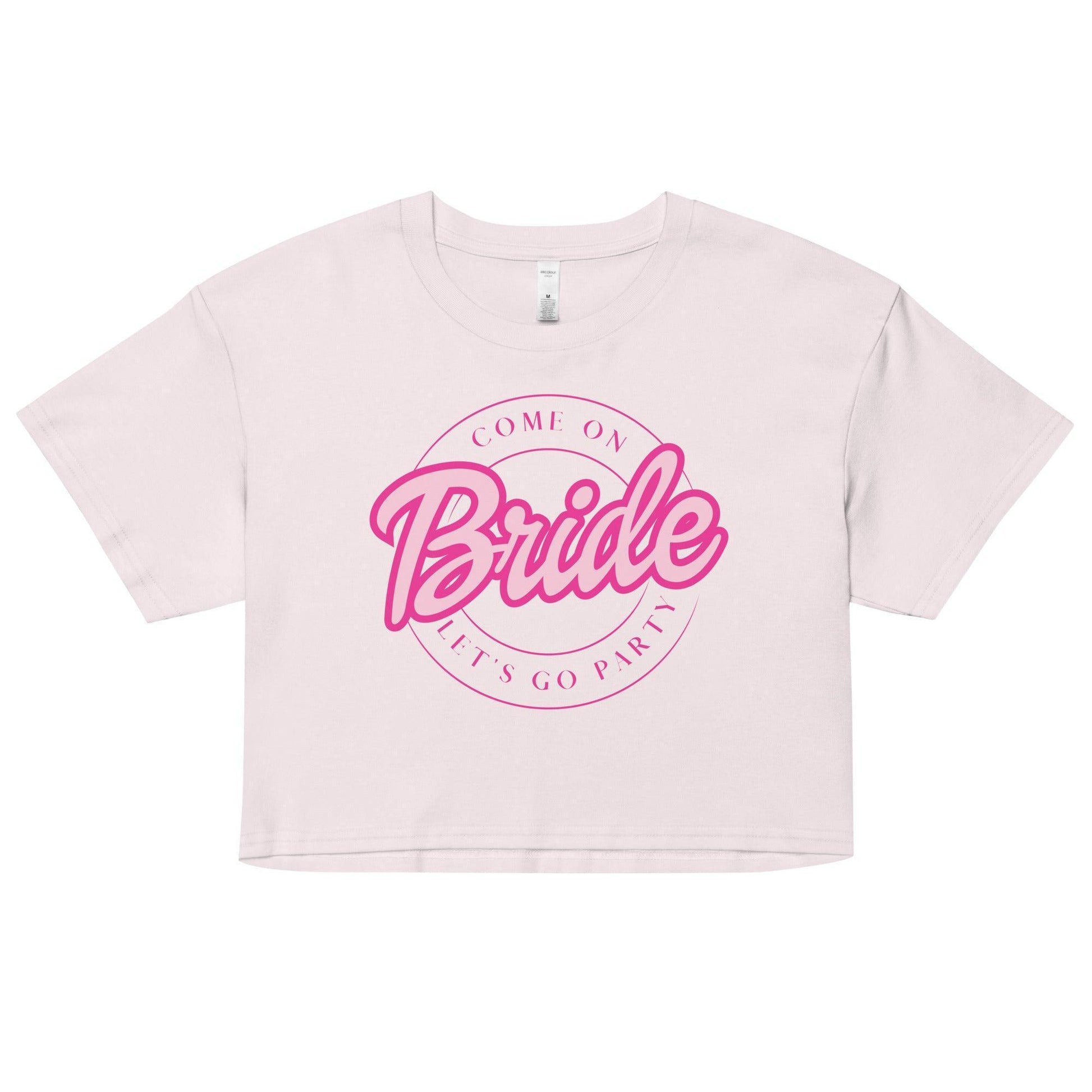 barbie party bride crop top - basil boutique