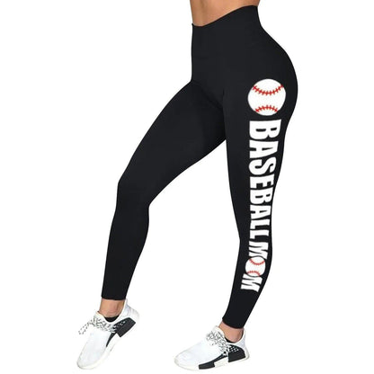 baseball mom leggings - basil boutique