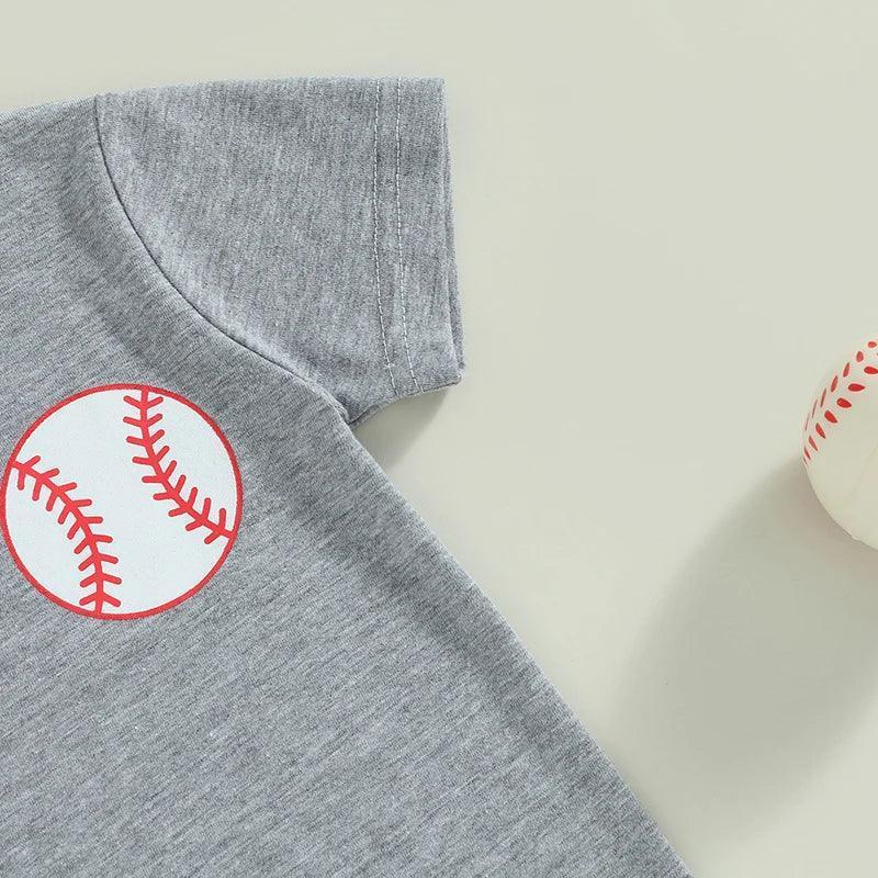 baseball park kids outfit - basil boutique