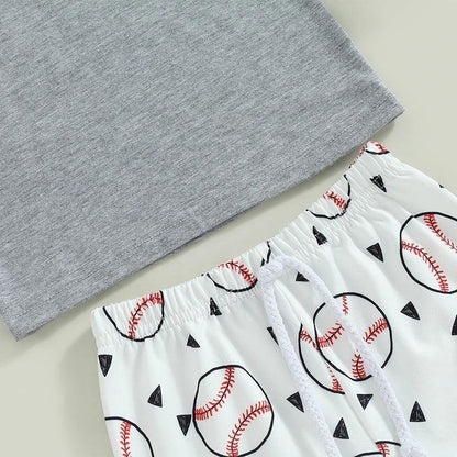 baseball park kids outfit - basil boutique