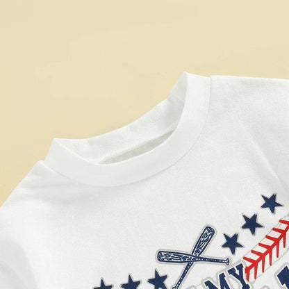 baseball vibes onesies - basil boutique