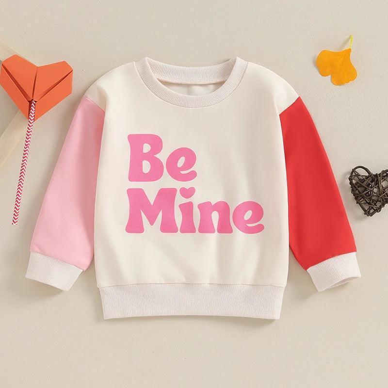 be mine kids crew sweatshirt - basil boutique