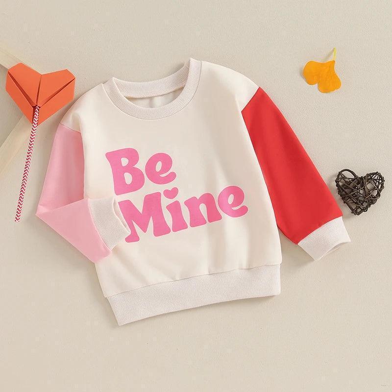 be mine kids crew sweatshirt - basil boutique