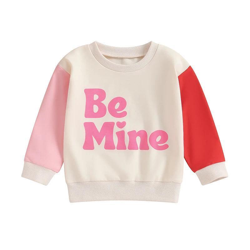 be mine kids crew sweatshirt - basil boutique