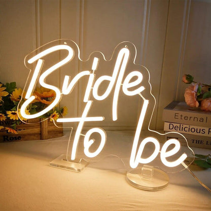 better together + bride-to-be neon sign - basil boutique