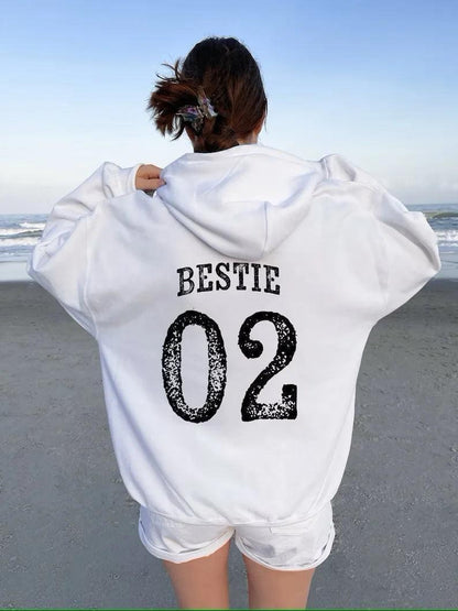 bff matching hoodies - basil boutique