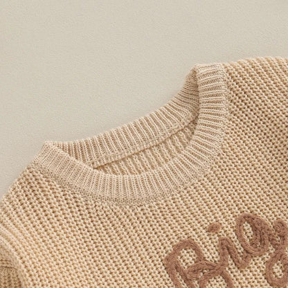 big + little brother autumn sweater - basil boutique