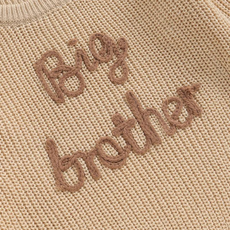 big + little brother autumn sweater - basil boutique