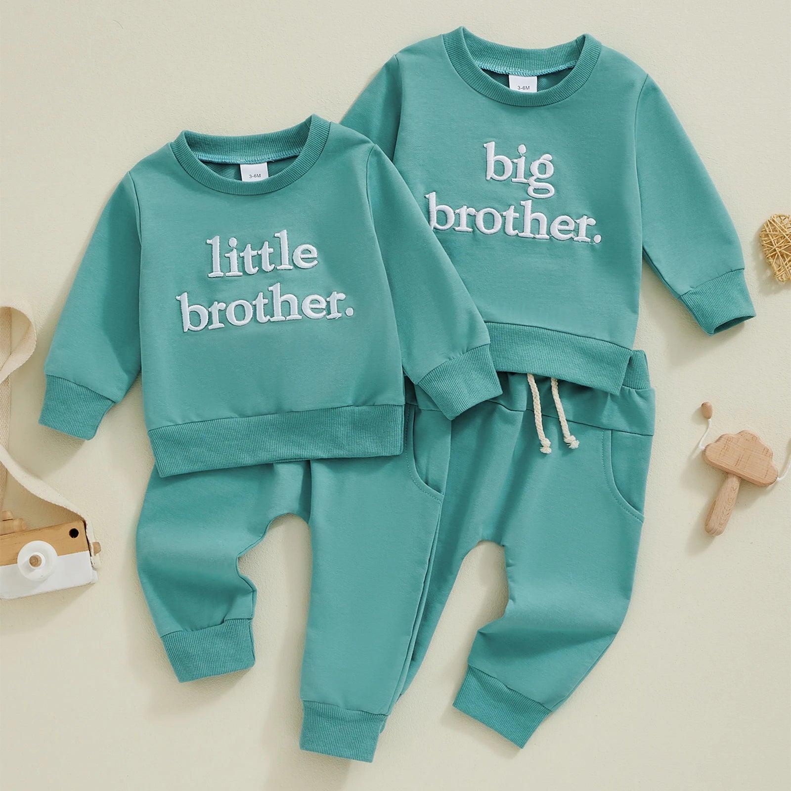 big + little brother comfy matching set - basil boutique