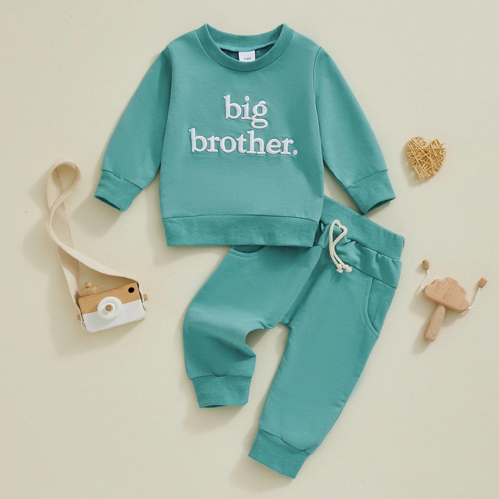 big + little brother comfy matching set - basil boutique