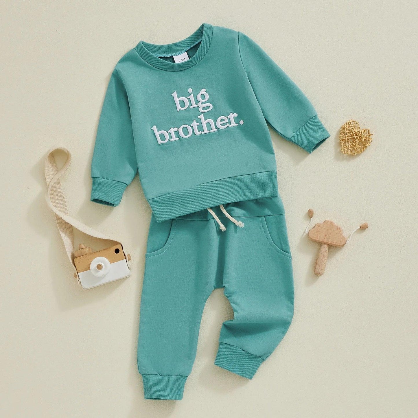 big + little brother comfy matching set - basil boutique