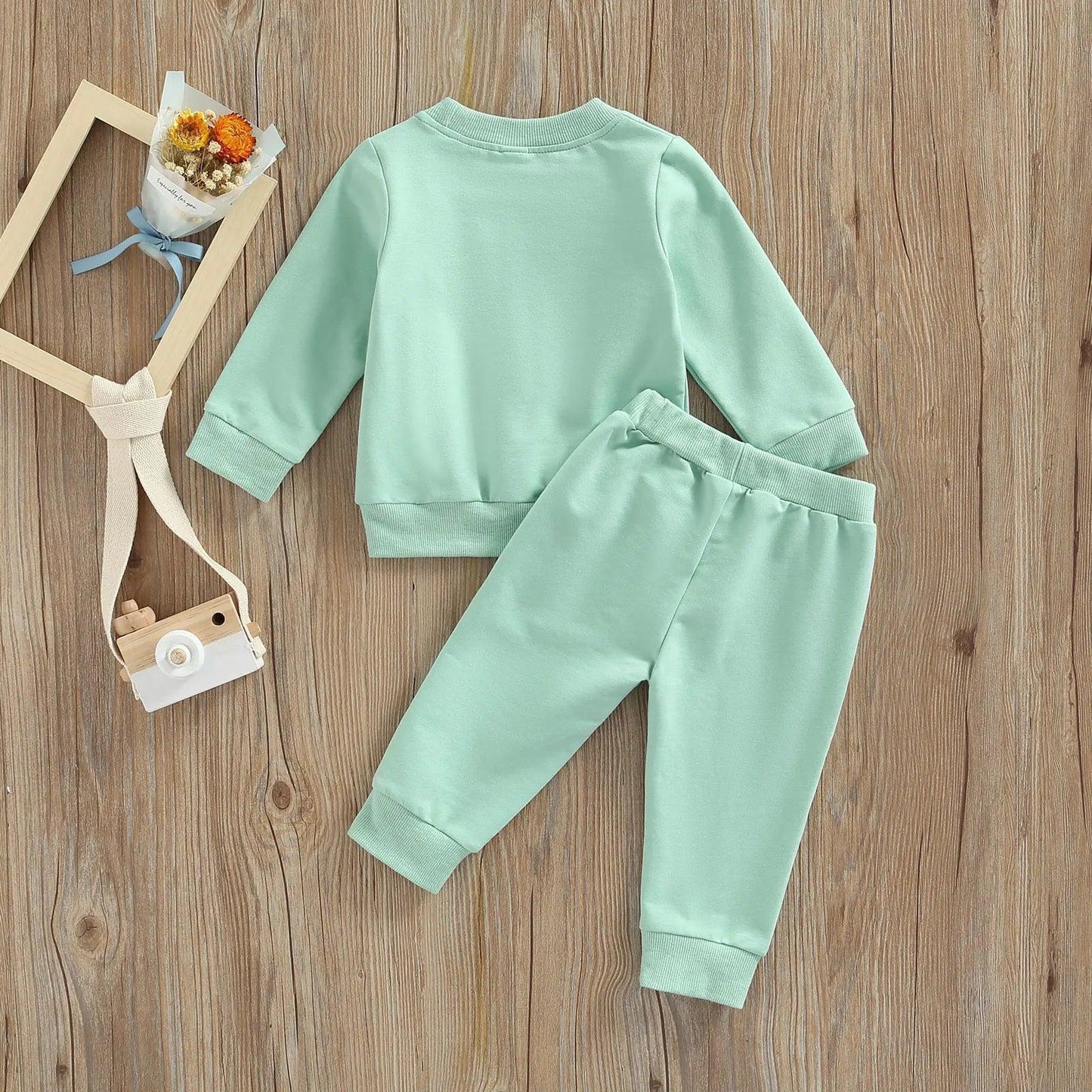 big + little sis long sleeve matching set - basil boutique