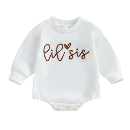 big + little sis script matching set - basil boutique