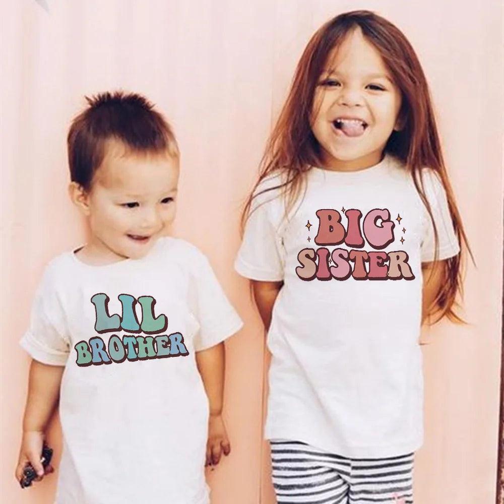 big + little sister + brother matching sets - basil boutique