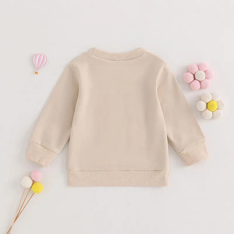 big sis patch kids crew sweatshirt - basil boutique