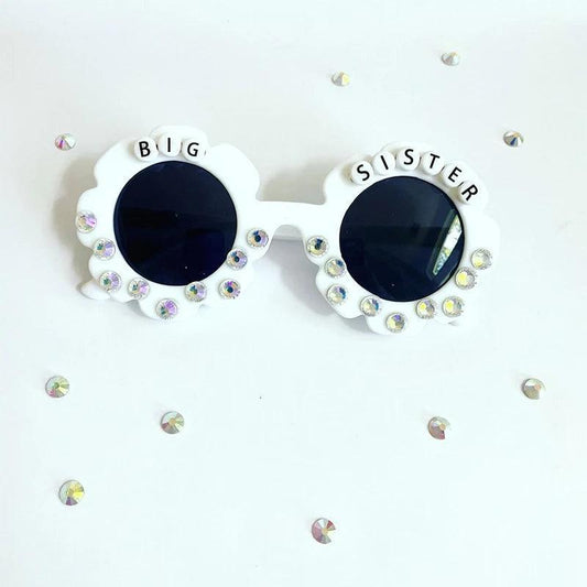 big sister flower sunglasses - basil boutique