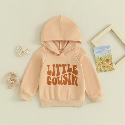 bigger + little cousin hoodies - basil boutique