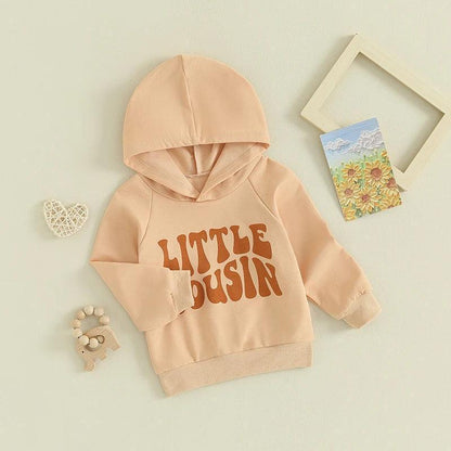 bigger + little cousin hoodies - basil boutique