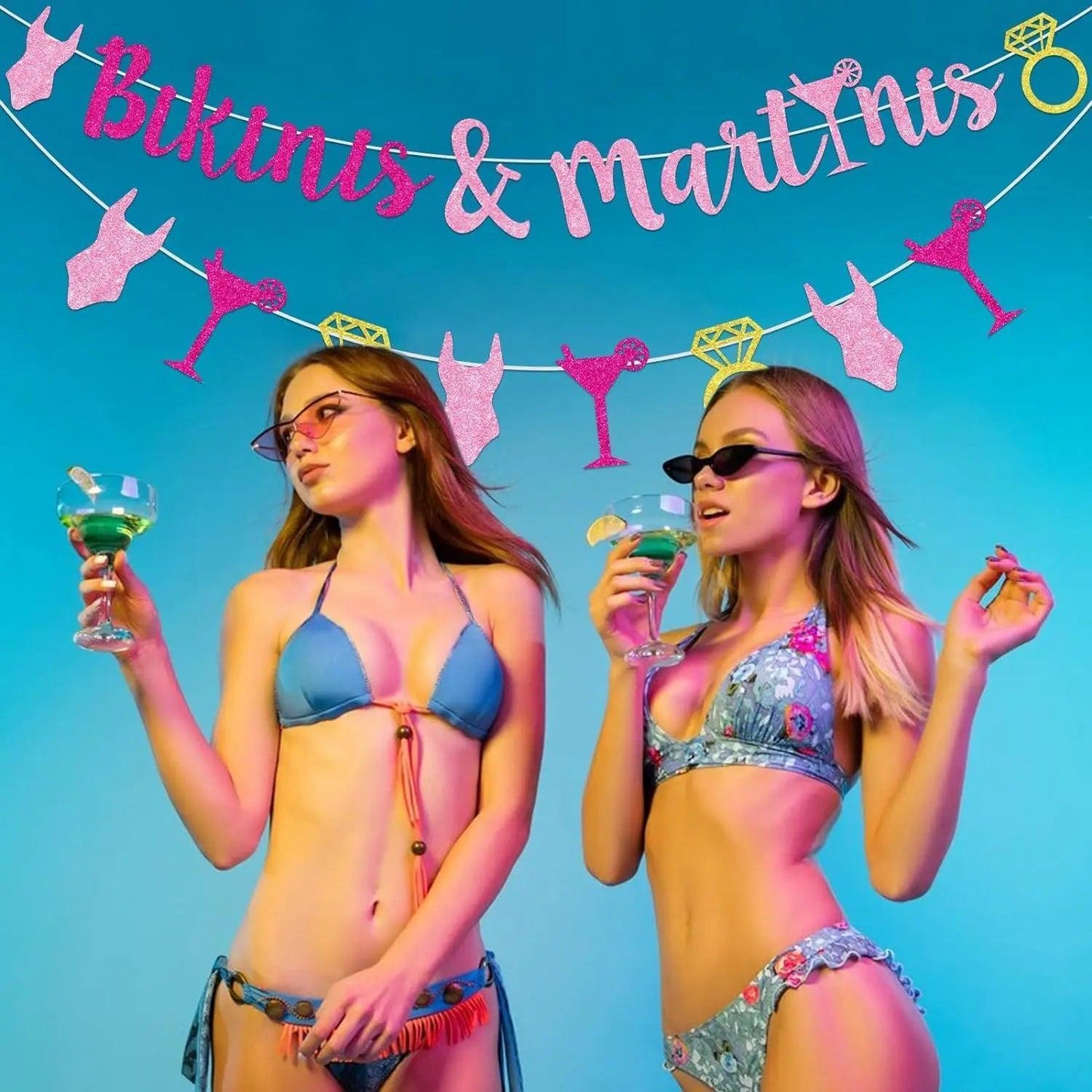 bikinis + martinis banner - basil boutique