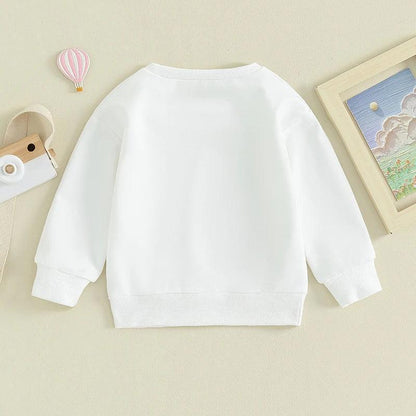 birthday boy + girl kids crew sweatshirt - basil boutique