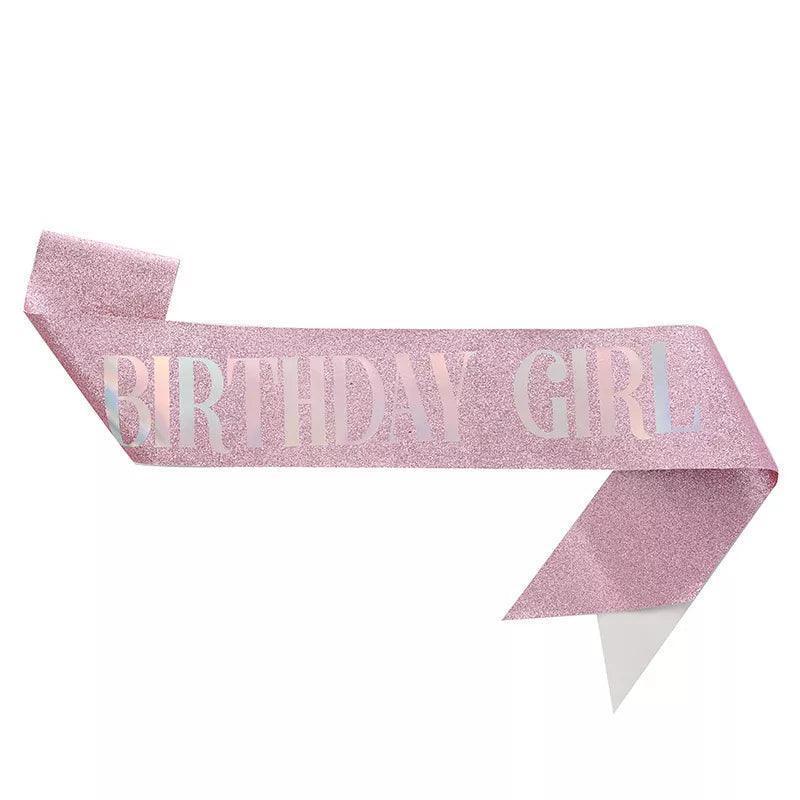 birthday girl + queen sashes - basil boutique