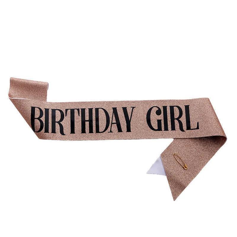 birthday girl + queen sashes - basil boutique