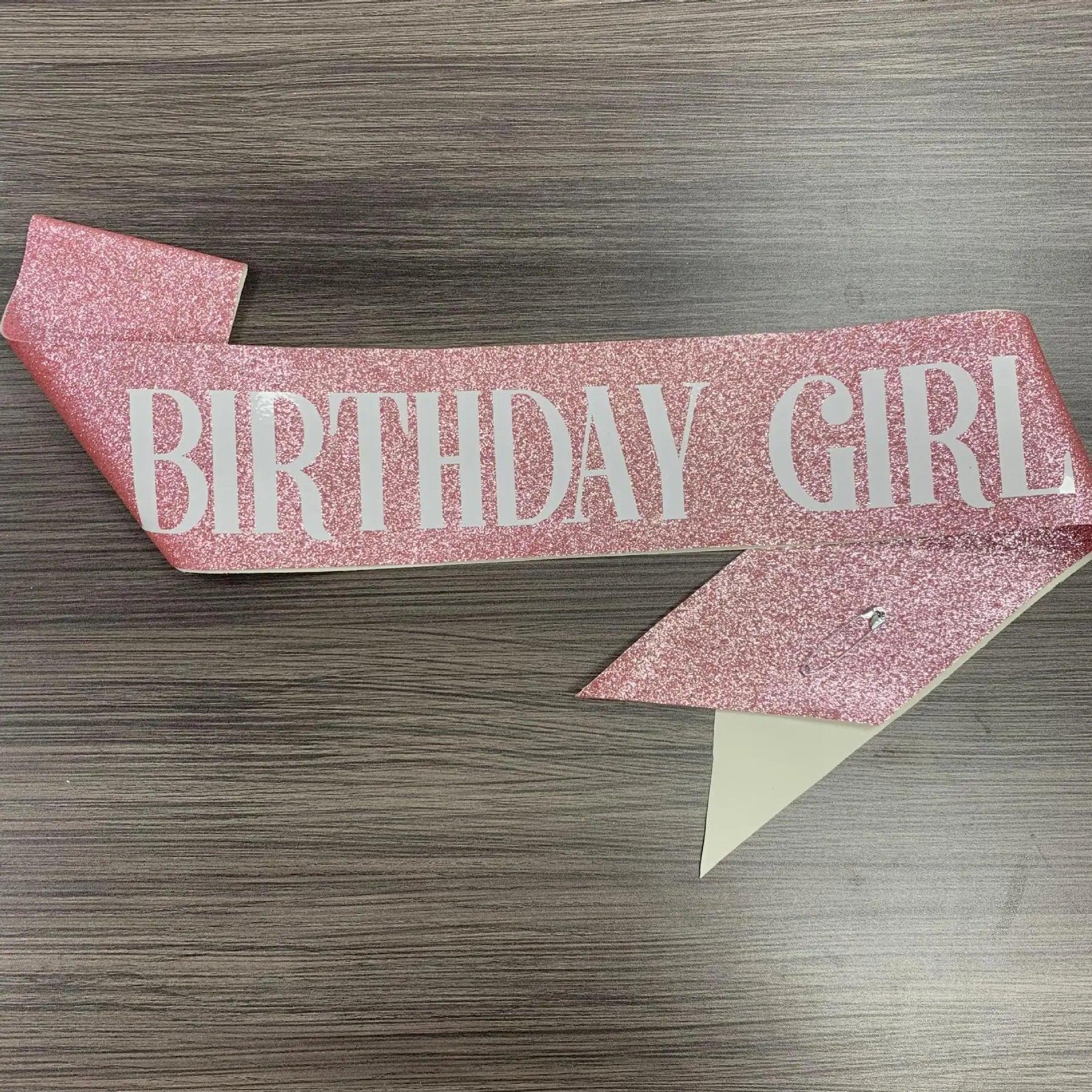 birthday girl + queen sashes - basil boutique