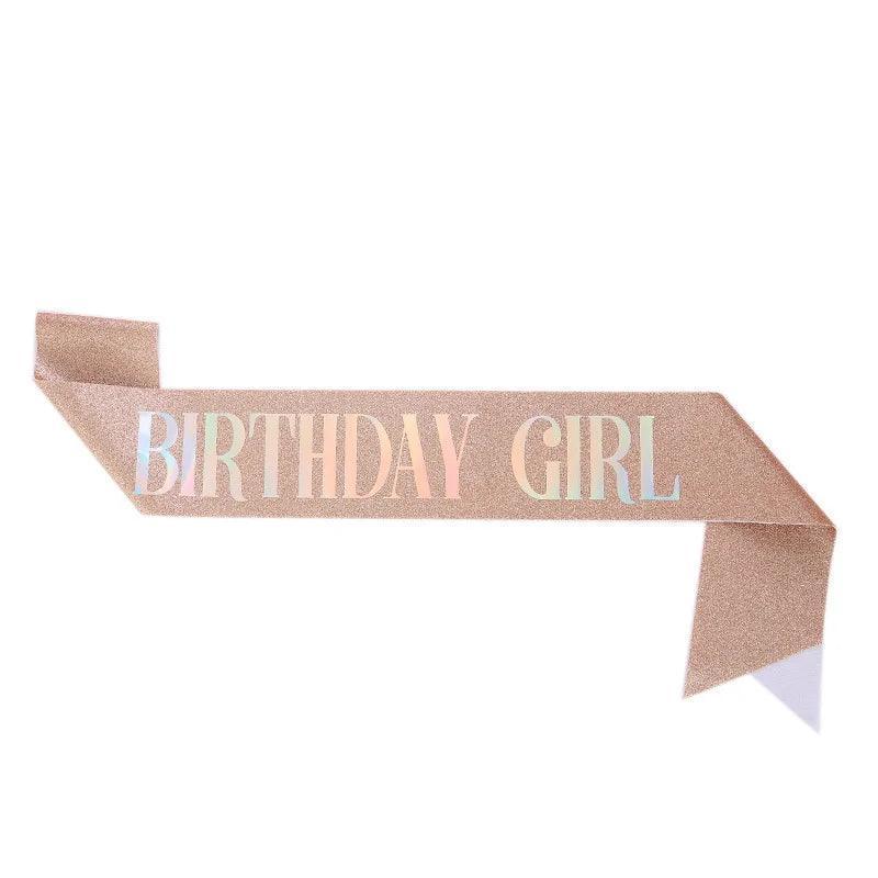 birthday girl + queen sashes - basil boutique