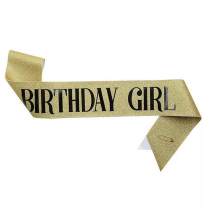 birthday girl + queen sashes - basil boutique