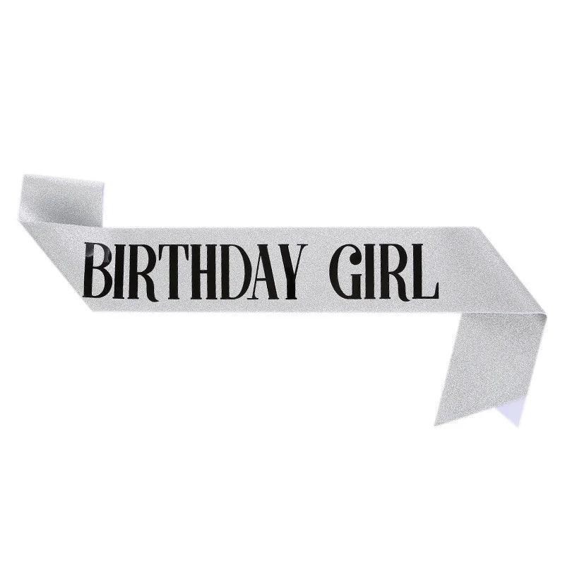 birthday girl + queen sashes - basil boutique