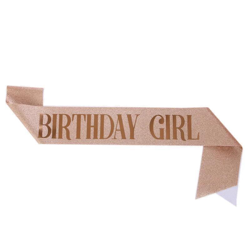 birthday girl + queen sashes - basil boutique