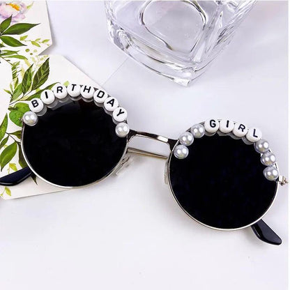 birthday girl round sunglasses - basil boutique