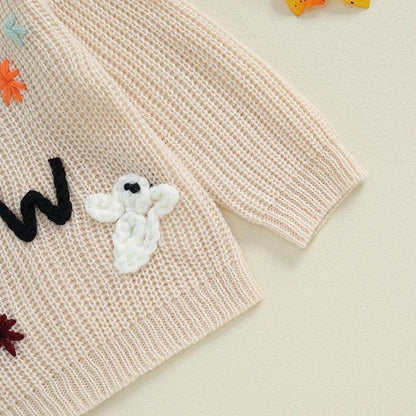 boo crew knit kids crew sweaters - basil boutique