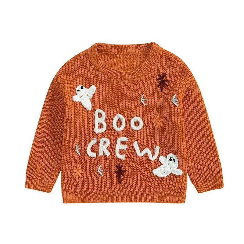 boo crew knit kids crew sweaters - basil boutique