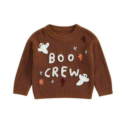 boo crew knit kids crew sweaters - basil boutique