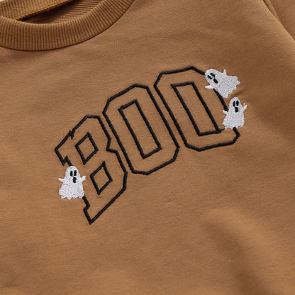 boo vintage kids outfit - basil boutique