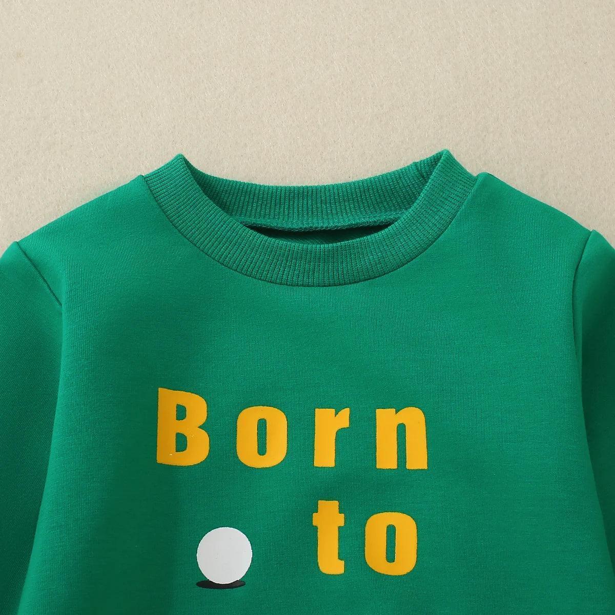 born to golf onesie - basil boutique