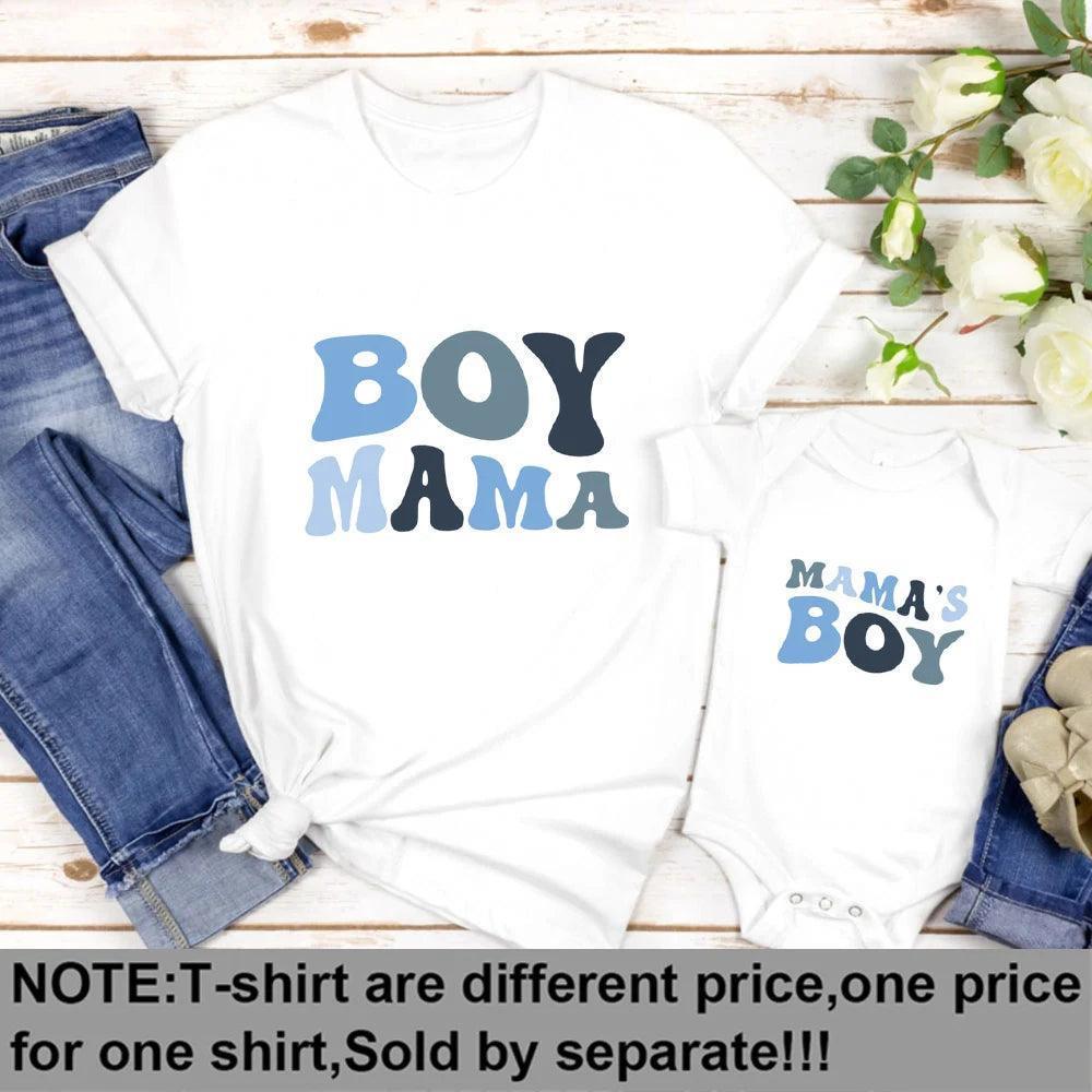 boy mama + mama's boy matching set - basil boutique