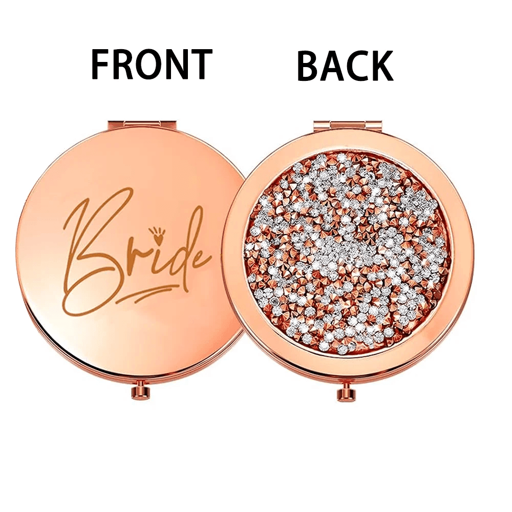 bridal party compact mirrors - basil boutique