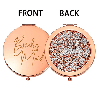 bridal party compact mirrors - basil boutique