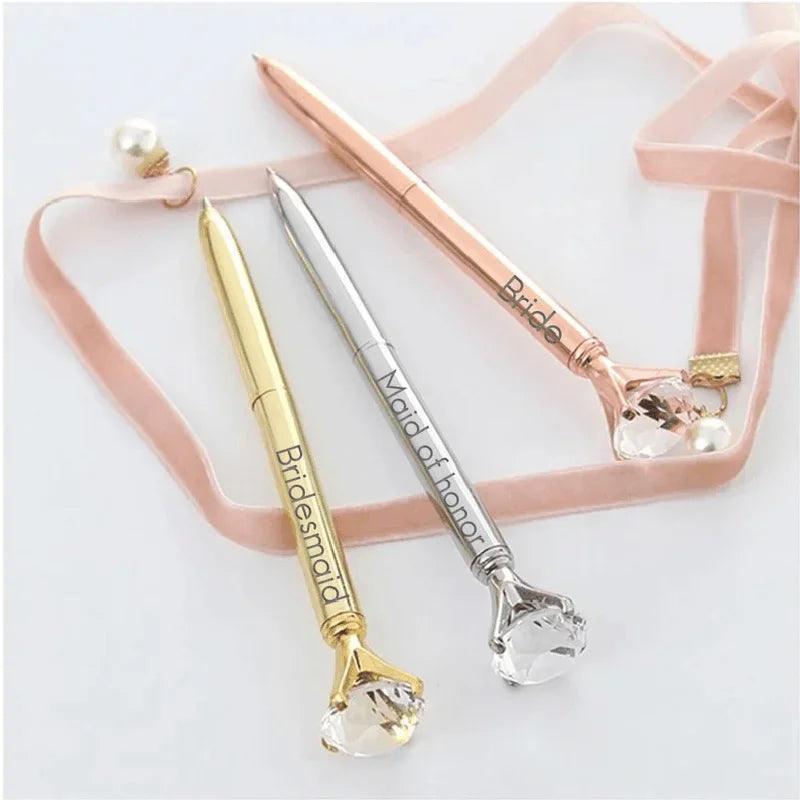 bridal party diamond pen - basil boutique