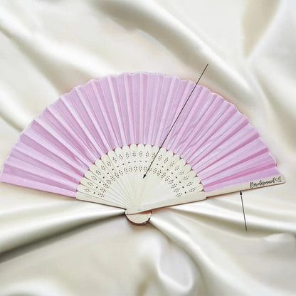 bridal party hand fans - basil boutique
